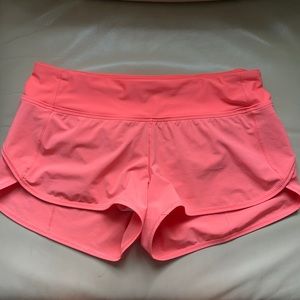 LULU LEMON HOT PINK athletic shorts
